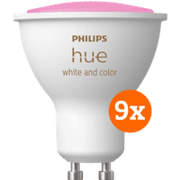 Philips Hue White and Color GU10 9-pack