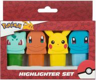 Undercover Pokemon mini markeerstiften set - 4 stuks - kleurrijk speelgoed.