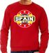 Bellatio Decorations Have fear Spain is here sweater met sterren embleem in de kleuren van de Spaanse vlag - rood - heren - Spanje supporter / Spaans elftal fan trui / EK / WK / kleding S