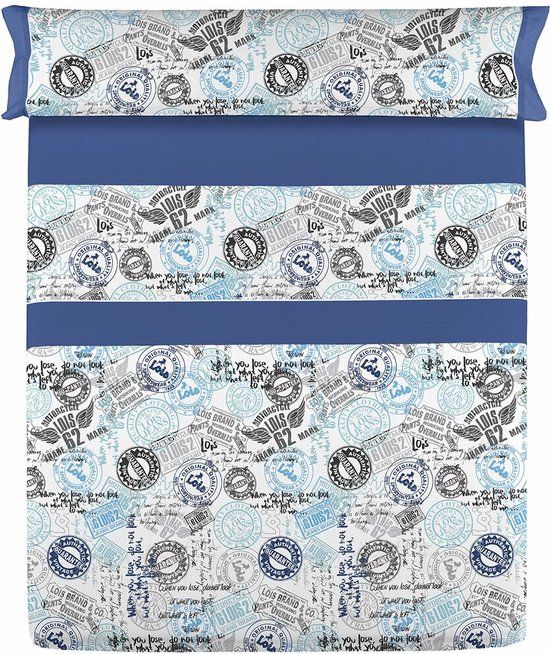 Set beddengoed Lois SELLOS Blauw Extra breed