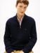 Tommy Hilfiger Heren Gebreide Trui Donkerblauw Wol