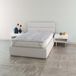 Italian Bed Linen Gewatteerde topper met elastieken, polyester, TECEL, Frans bed
