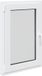 vidaXL Kelderraam RISOR Wit 60 x 80 cm Dubbel Glas Links Binnendraaiend
