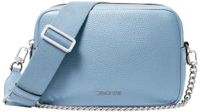 Michael Kors Medium Double Zip Chain Camera Crossbody Chambray