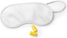 Icecat Masque de sommeil avec bouchons d'oreilles - Blanc - Masque de voyage occultant - Enfants et Adultes