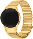 Strap-it RVS smartwatch bandje - stalen loop bandje perfect fit geschikt voor Samsung Galaxy Watch 7 (40 & 44mm) / Watch 6 (Classic) / Galaxy Watch 5 (Pro) / Galaxy Watch 4 (Classic) / Watch FE - horlogeband metaal voor Galaxy Watch 4-5-6 - goud