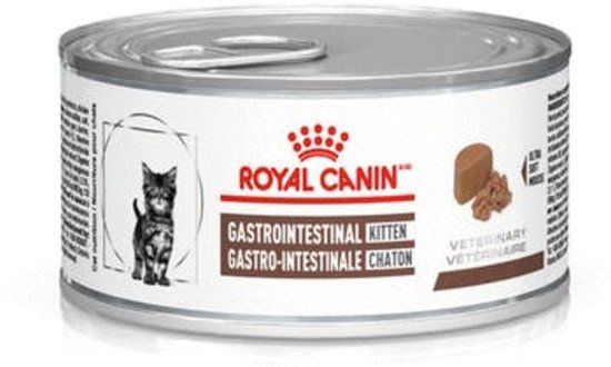 Royal Canin Veterinary Diet Gastro Intestinal Kitten Blik - Kattenvoer - 195 g