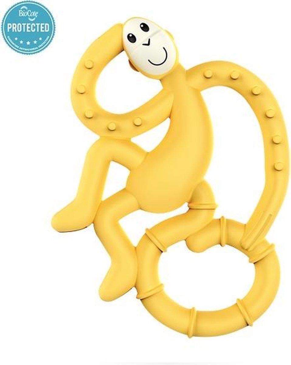 Matchstick Monkey Mini Monkey Biocote® – geel