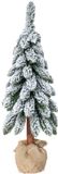 Everlands Tora kunstkerstboom 65cm groen/wit