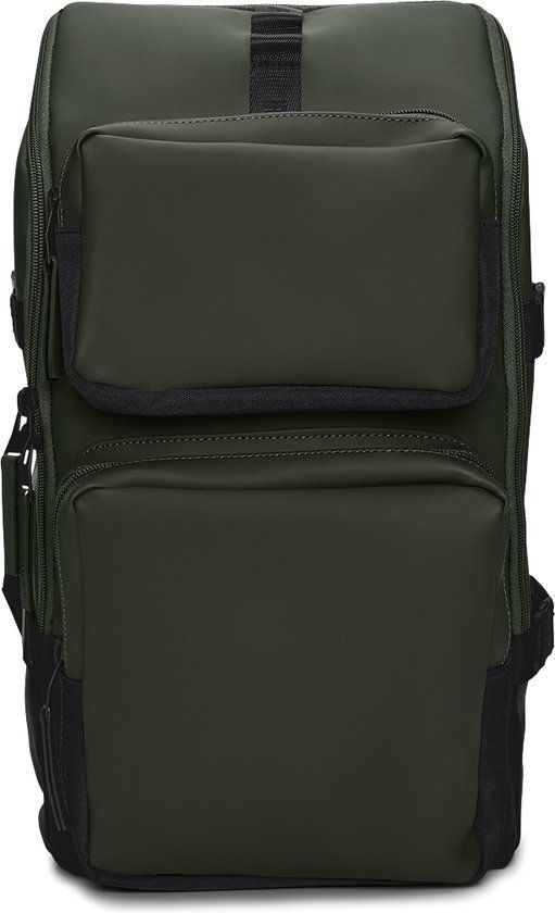 Rains Trail Cargo Backpack W3 - Groen - Unisex - Polyester
