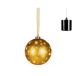 LUMINEO Sphère décorative de Noël dorée avec LED 19 cm