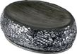Gedy - PORTE SAVON GRIS ARGENT MYOSOTIS