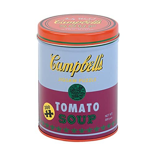 Mudpuppy Andy Warhol Soup Can Red Violet 300 Piece Puzzle