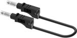Electro PJP 2214/600V-CD1-25N Meetsnoer Steekaansluiting 4 mm 25 cm Zwart 1 stuk(s)