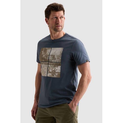 PME Legend regular T-shirt blauw