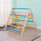 Buxibo Houten Klimrek Naturel - Montessori Speelgoed - 74x60 cm - Hout