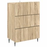 vidaXL Ladekast Bewerkt hout Sonoma Eiken 66 x 34,5 x 92 cm