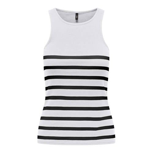ONLY ONLKENYA Striped Top - White/Black