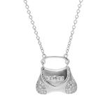 Orphelia ZK-7294 - Ketting Purse - Zilver 925 - Zirkonia - 42 cm