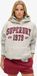 Superdry ATHLETIC ESS RELAXED HOOD Dames Trui Beige