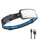 Smiling Shark Oplaadbare Koplamp, 230 ° Groothoek 6* Wit Licht De Helderste LED Hoofd Lamp met Bewegingssensor Waterdichte Koplamp voor Camping Wandelen Buiten