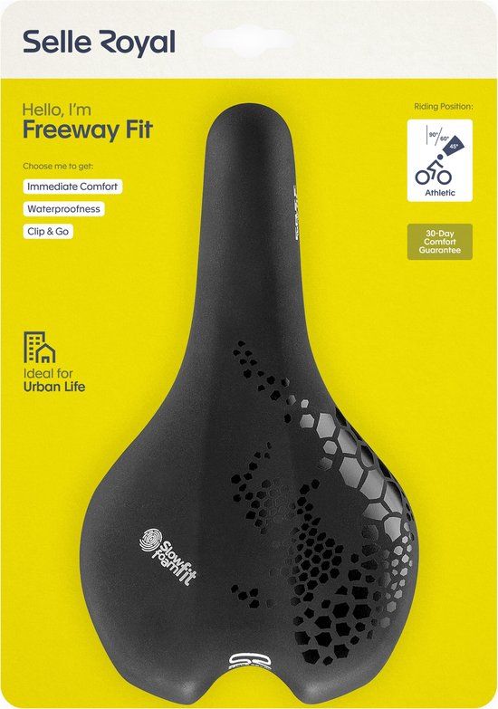 Selle Royal Zadel Freeway Fit Athletic - Urban Life - Unisex - Stadsfiets