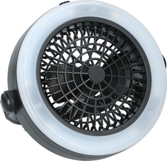 Grundig Camping Lamp & Ventilator - 2-in-1 - Weatherproof - Warm White Light