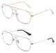 Set de 2 Lunettes de lecture anti-lumière bleue pour Adultes