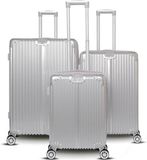 ROYAL SWISS REISKOFFER Kofferset - 3-delig - Zilver - Hardshell - 215L - Unisex