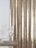Merkloos Folat Gordijn Folie - Feestgordijn Deurgordijn - Feestelijke Decoratie - Chique Gouden Strepen - 1 x 2 meter - Mat Goud