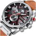 Curren Montre classique élégante chronographe fonction date 5 couleurs