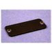 Hammond Electronics 1455DALBK-10 Plaque d'extrémité (l x h x p) 1,5 x 45 x 25 mm Aluminium Noir 10 pièce(s)