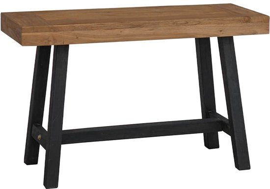 vidaXL Bankje 80 cm massief teakhout