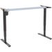 Tcasystem - Piètement de bureau / table motorisé réglable - Décor : Gris