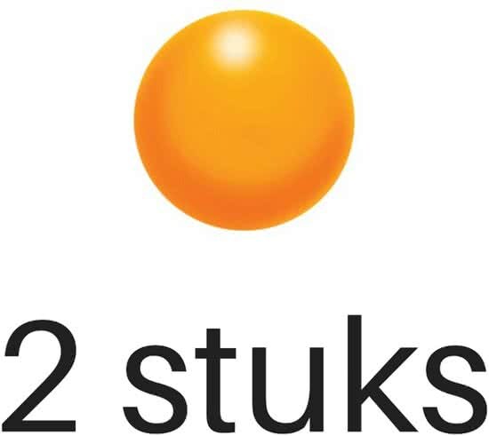 Aidapt 2 stuks stressbal om hand pols of onderarm te versterken - Oranje