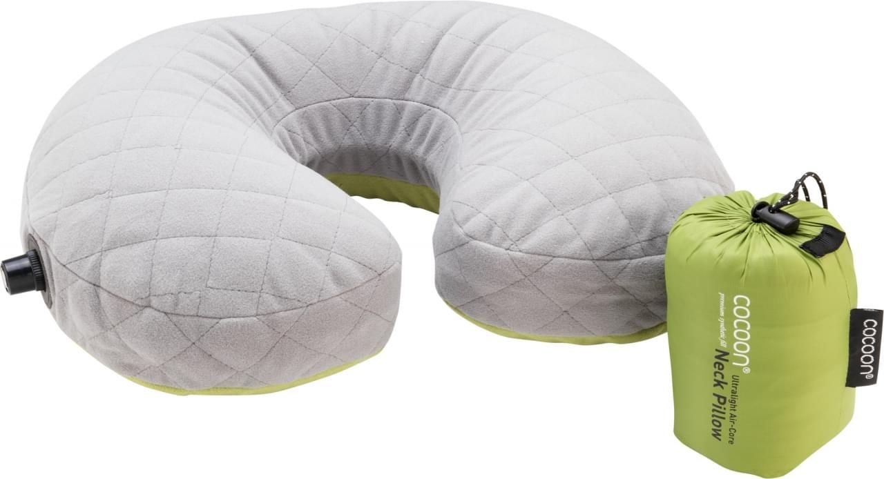 Cocoon Air Core U-vormig Nekkussen Ultralight - wasabi/grey