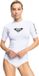 Quiksilver Roxy - UV Rashguard voor dames - Whole Hearted - Korte mouw - Bright White - maat S