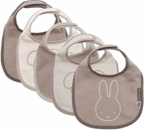 Jollein x Nijntje Baby Slab - Waterproof - 5-Pack - Miffy And Friends - Unisex
