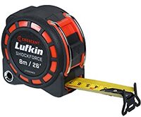 Lufkin Crescent L1125CME2 3 cm/1-3/16 x 8 m/26' Shockforce dubbelzijdig meetlint, 30 meter valtest