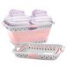 Pop & Load Collapse & Store Wasmanden, Blush Roze, Grote HipHolder-3 Handvatten