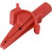 VOLTCRAFT MSK-130 pince crocodile droite CAT IV 600 V, CAT III 1000 V 10 A Rouge