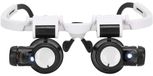 Loupe avec bandeau et éclairage LED, 8x/15x/23x, pour lecture et bricolage