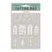 Stamperia - Christmas Village A6 Cutting Dies for Scrapbooking, Albums, Cards, Bullet Journals and More, Perfect for Crafts and Gifting