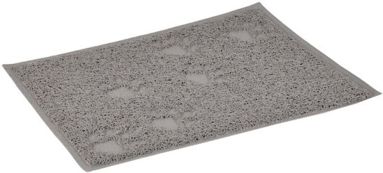 FLAMINGO - Kattenbak mat - 40 x 30 cm grijs