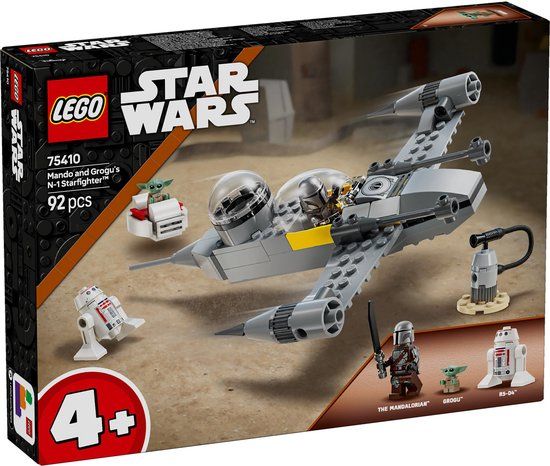 LEGO Star Wars™ Mando en Grogu’s N-1 Starfighter™ - 75410