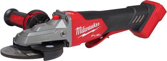 Milwaukee M18 FSAGF125XPDB-0X 18V Li-ion haakse slijper body - 125mm - koolborstelloos