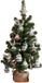 Everlands sapin de Noël prêt à l'emploi avec décorations - 75cm - Vert Argent