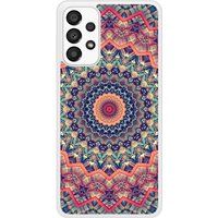 Samsung Bedrukt siliconen hoesje compatibel met Galaxy A53 5G Mandalla rose
