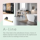Merkloos Toiletrolhouder Messing/Mat Zwart