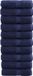 vidaXL Serviettes d'invités SOLUND 10 pièces 600 g/m² 30x50 cm Bleu marine